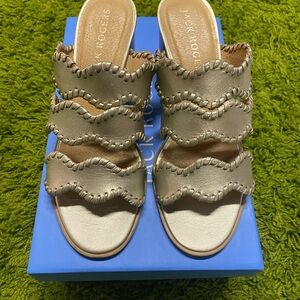 Jack Rogers Women's Creamy Gold Sandals